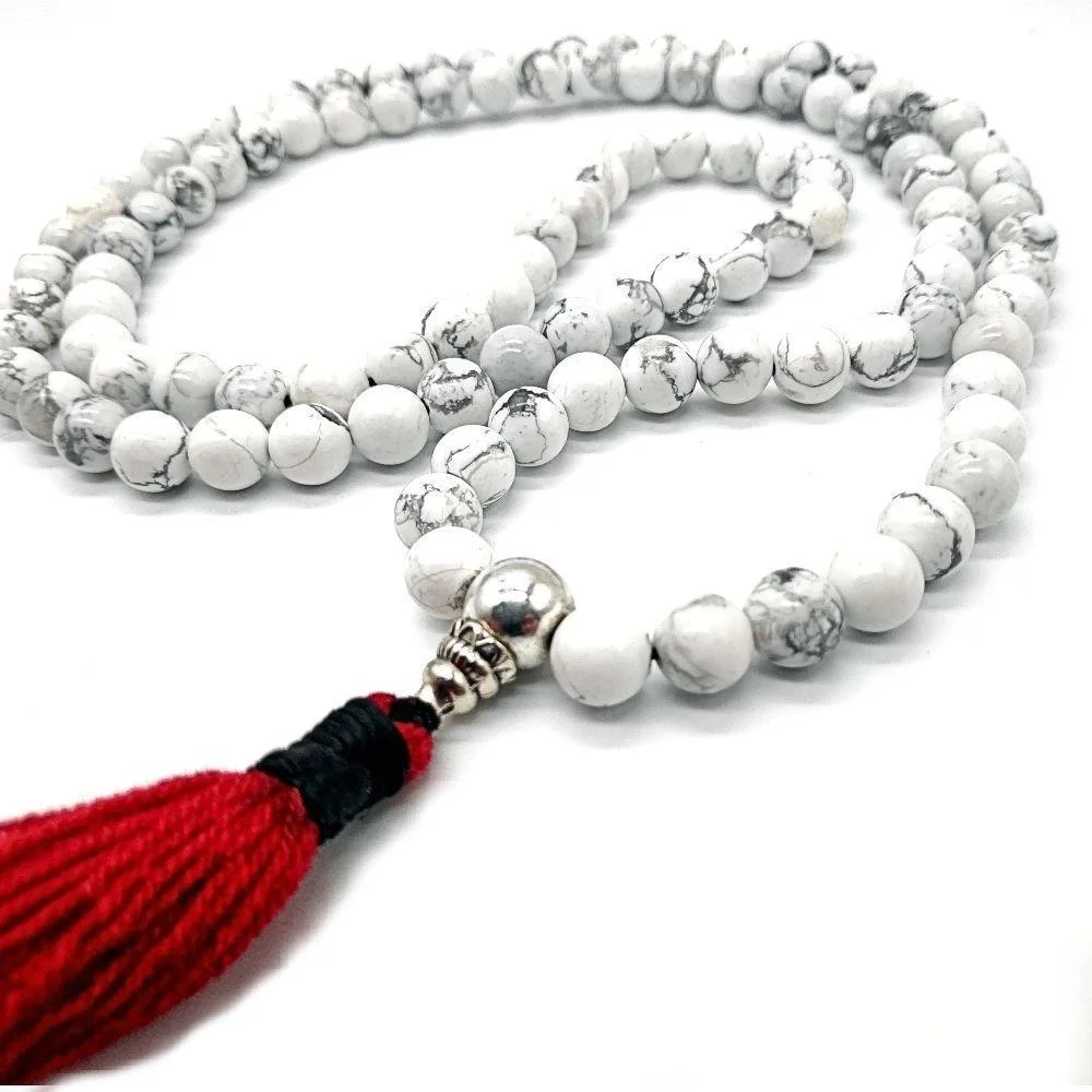 White Howlite Mala - Image 2