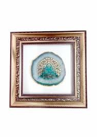 Buddha Banded Agate Photo Frame