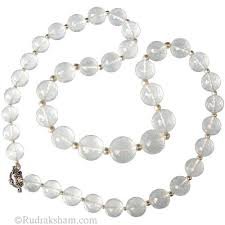 Rock Crystal Mala(Hand Polish - HP) - Image 3