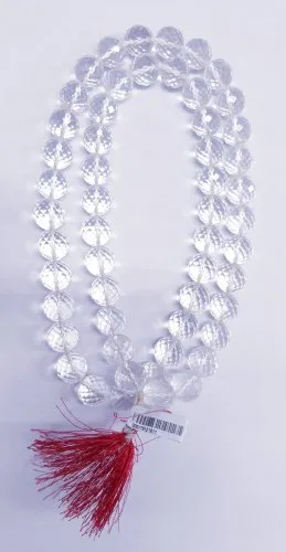 Rock Crystal Mala(Hand Polish - HP) - Image 2