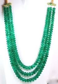 Green Onyx Mala(Musk Melon Carving)