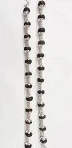 Rock Crystal With Ebony Mala