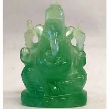 Green Fluorite Ganesh