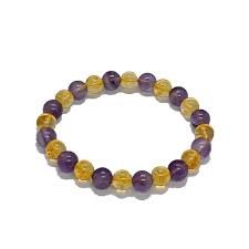 Amethyst And Citrine Bracelet